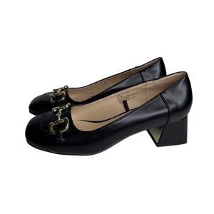 NEW Liz Claiborne Lopina Womens Round Closed Toe Block Heel‎ Pumps Size 10